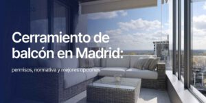 Cerramiento de balcón en Madrid permisos, normativa y mejores opciones